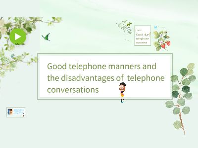 telephone conversations 幻灯片制作软件