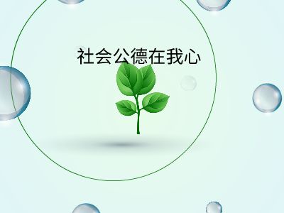 社会公德在我心
